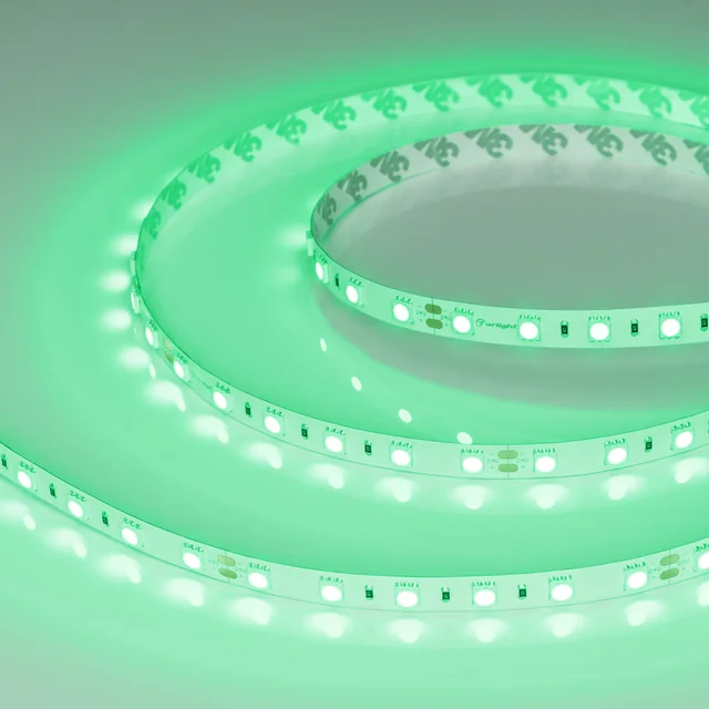 Лента RT-B60-10mm 24V Green (14.4 W/m, IP20, 5060, 5m) (Arlight, Открытый), артикул 008818(2)