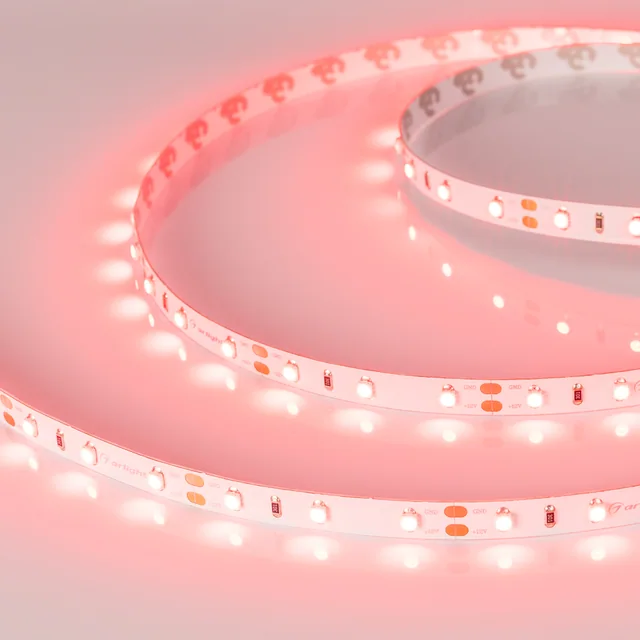 Лента RT-A60-8mm 12V Red (4.8 W/m, IP20, 2835, 5m) (Arlight, 4.8 Вт/м, IP20), артикул 010526(2)