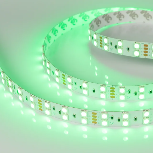 Лента RT-B120-15mm 24V RGB (28.8 W/m, IP20, 5060, 5m) (Arlight, Открытый), артикул 011205(2)