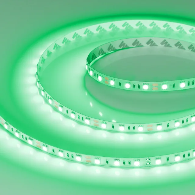 Лента RT-B60-10mm 12V Green (14.4 W/m, IP20, 5060, 5m) (Arlight, 14.4 Вт/м, IP20), артикул 012337(2)