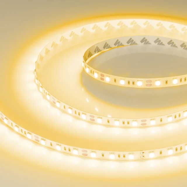 Лента RT-B60-10mm 12V Yellow (14.4 W/m, IP20, 5060, 5m) (Arlight, Открытый), артикул 012342(2)