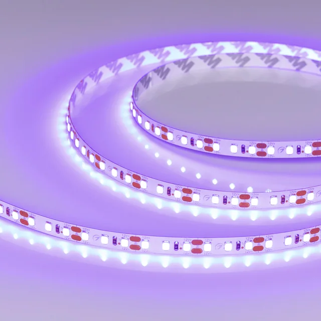 Лента RT-A120-8mm 12V UV400 (9.6 W/m, IP20, 2835, 5m) (Arlight, Открытый), артикул 012812(2)