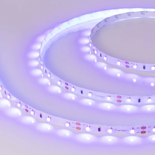 Лента RT-A60-8mm 12V UV400 (4.8 W/m, IP20, 2835, 5m) (Arlight, Открытый), артикул 012813(2)