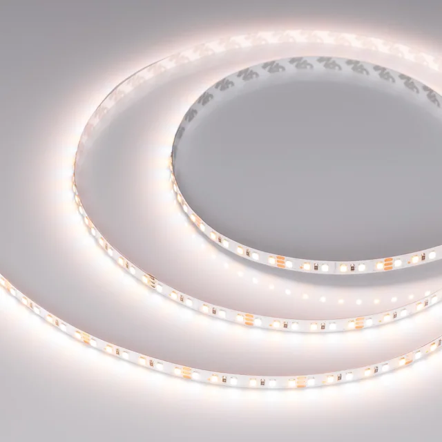 Лента RT-A120-8mm 12V White-MIX (9.6 W/m, IP20, 2835, 5m) (Arlight, Изменяемая ЦТ), артикул 013126(2)