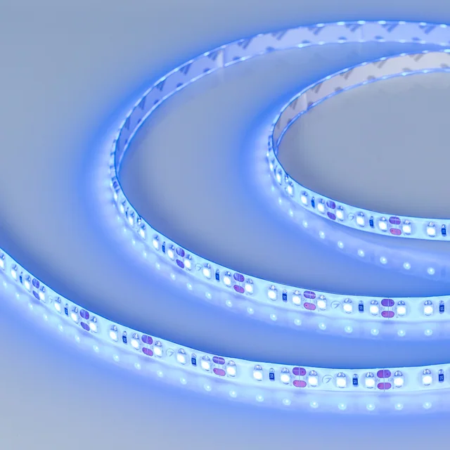 Лента герметичная RTW-SE-A120-8mm 12V Blue (9.6 W/m, IP65, 2835, 5m) (Arlight, 9.6 Вт/м, IP65), артикул 014798(3)