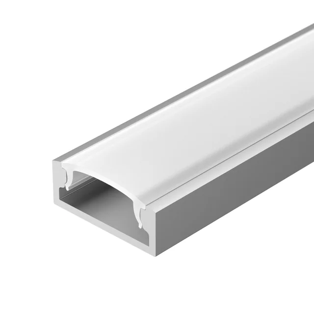 Профиль с экраном ALU-WIDE-H8-2000 ANOD+FROST (Arlight, Алюминий), артикул 014852