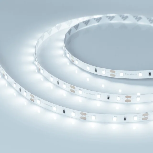 Лента RT-A60-8mm 12V Cool 8K (4.8 W/m, IP20, 2835, 5m) (Arlight, Открытый), артикул 014884(2)