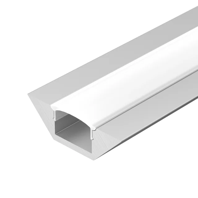 Профиль с экраном ALU-CORNER-2000 ANOD+FROST (Arlight, Алюминий), артикул 014900