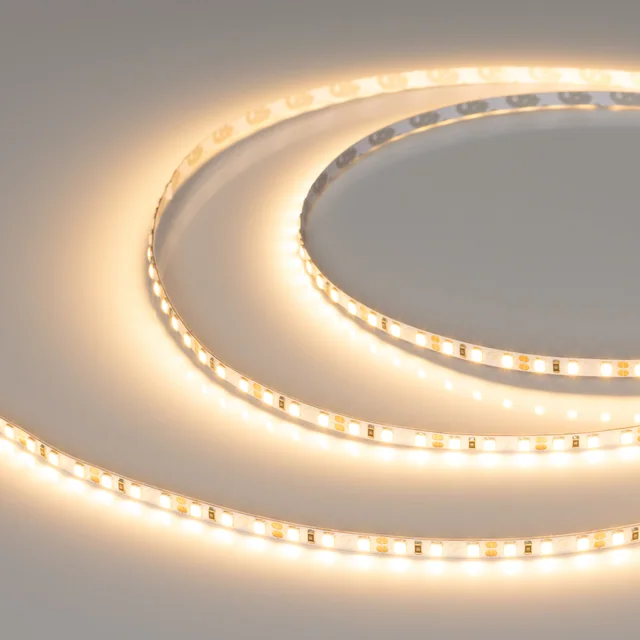 Лента RT-A120-5mm 12V Warm2700 (9.6 W/m, IP20, 2835, 5m) (Arlight, -), артикул 014995(2)