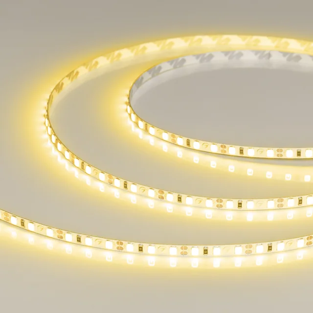 Лента RT-A120-5mm 12V Yellow (9.6 W/m, IP20, 5m) (Arlight, 9.6 Вт/м, IP20), артикул 015006(1)