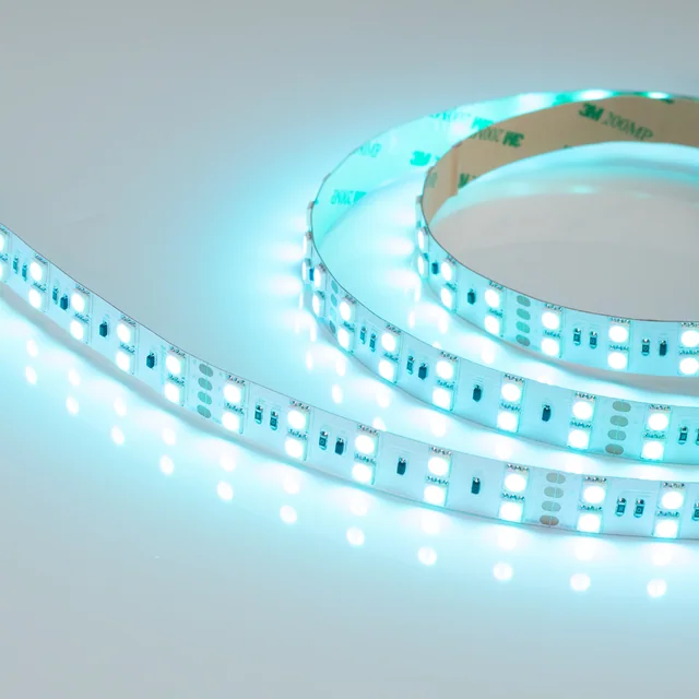 Лента RT 2-5000 36V RGB 2X2 (5060, 600 LED, LUX) (Arlight, 26 Вт/м, IP20), артикул 015080