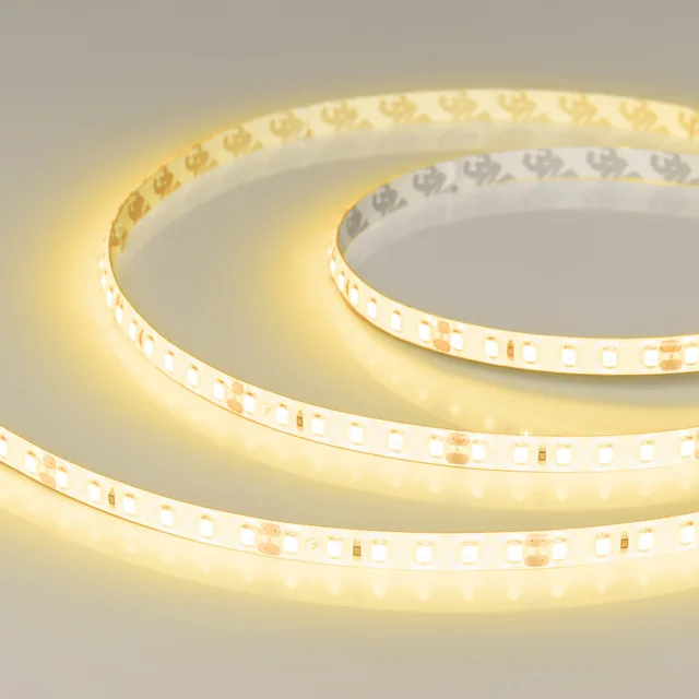 Лента герметичная RTW-SE-A120-8mm 24V Yellow (9.6 W/m, IP65, 2835, 5m) (Arlight, 9.6 Вт/м, IP65), артикул 015132(2)