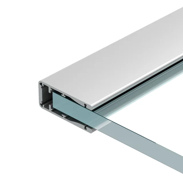 Профиль ALU-HANDRAIL-2000 FOR GLASS 17.5 (Arlight, Алюминий), артикул 015477