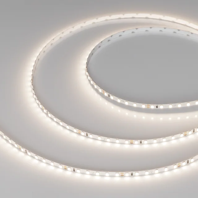 Лента RT-A120-5mm 24V Day4000 (9.6 W/m, IP20, 2835, 5m) (Arlight, узкая), артикул 015648(2)