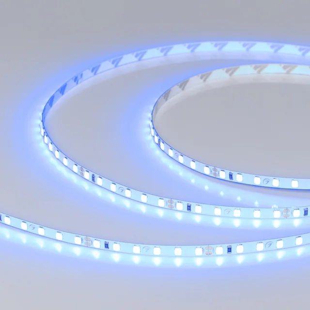 Лента RT-A120-5mm 24V Blue (9.6 W/m, IP20, 2835, 5m) (Arlight, 9.6 Вт/м, IP20), артикул 015660(3)