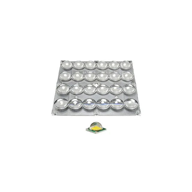 Блок линз 24B70-M120х120 (70°, 24x LED) (Turlens, -), артикул 016077