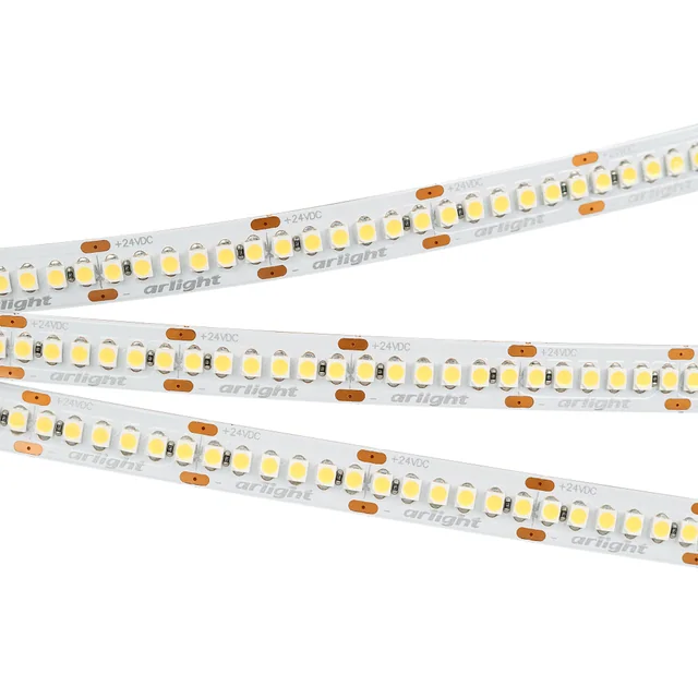 Лента RT-A240-10mm 24V Warm2700 (19.2W/m, IP20, 3528, 5m) (Arlight, 19.2 Вт/м, IP20), артикул 017428(1)