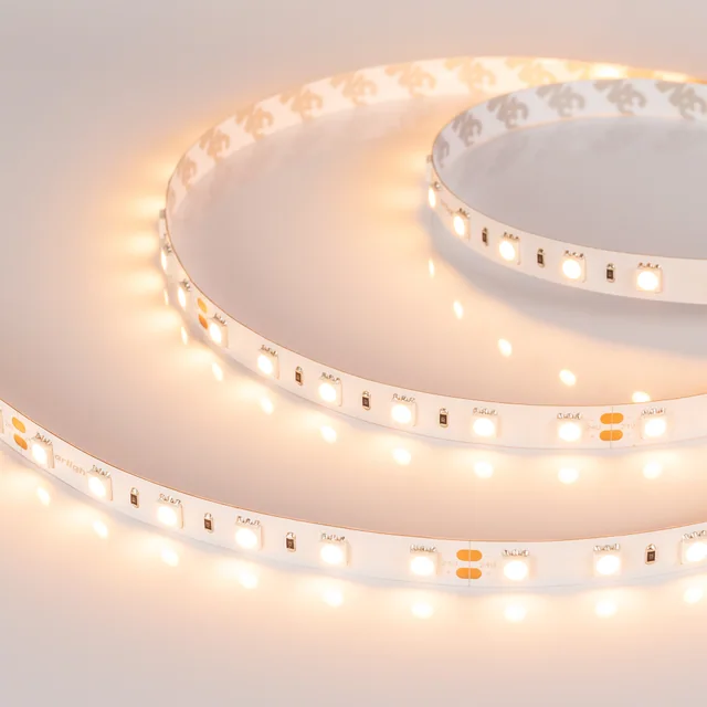 Лента RT-B60-10mm 24V Warm2400 (14.4 W/m, IP20, 5060, 5m) (Arlight, 14.4 Вт/м, IP20), артикул 018099(2)