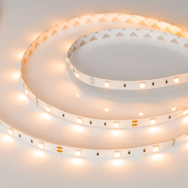 Лента RT-B30-10mm 12V Warm2400 (7.2 W/m, IP20, 5060, 5m) (Arlight, Открытый), артикул 018102(2)