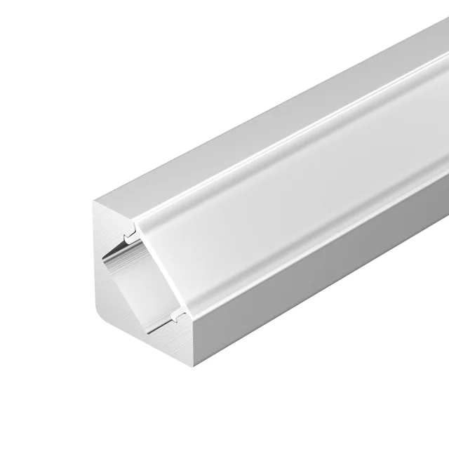 Профиль с экраном ALU-D45-2000 ANOD+FROST (Arlight, Алюминий), артикул 018252