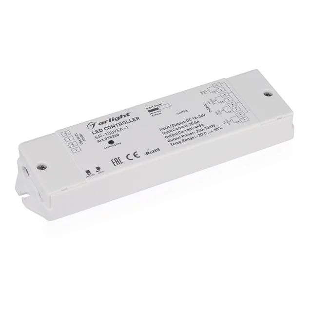 Контроллер SR-1009FA-1 (12-36V, 240-720W) (Arlight, IP20 Пластик, 3 года), артикул 018268