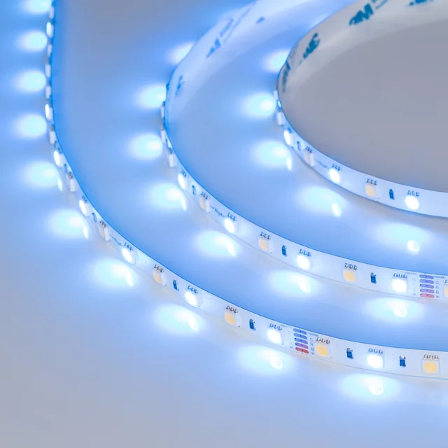 Лента RT-B60-10mm 24V RGBW-White (14.4 W/m, IP20, 5m) (Arlight, Открытый), артикул 018325(3)