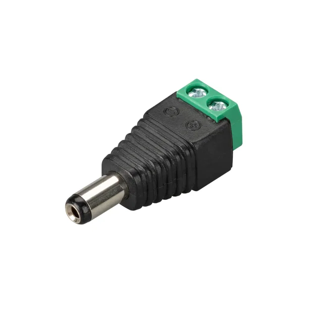 Коннектор Terminal-MONO-2pin-M (Jack 5.5) (Arlight, Пластик), артикул 019218(1)