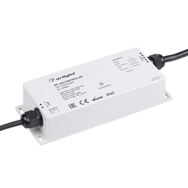 Контроллер SR-1009FAWP (12-36V, 240-720W) (Arlight, IP67 Пластик, 3 года), артикул 019672