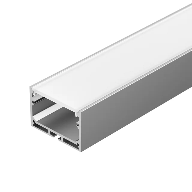 Профиль с экраном SL-LINE-4932-2500 ANOD+OPAL (Arlight, Алюминий), артикул 020465