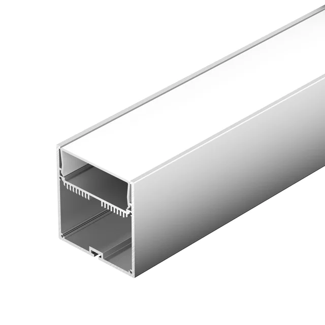 Профиль с экраном SL-LINE-7477-2500 ANOD+OPAL (Arlight, Алюминий), артикул 020468