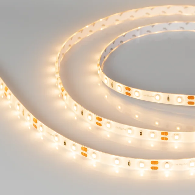 Лента герметичная RTW-SE-A60-8mm 12V Warm3000 (7.2 W/m, IP65, 2835, 5m) (Arlight, -), артикул 020519(2)