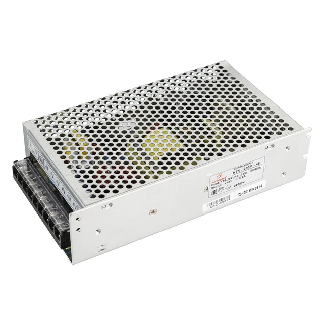 Блок питания HTS-250M-48 (48V, 5.2A, 250W) (Arlight, IP20 Сетка, 3 года), артикул 020674