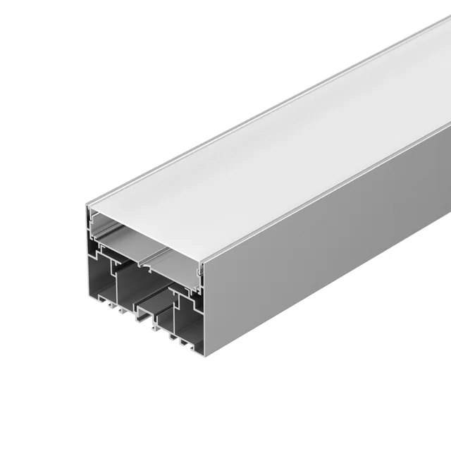 Профиль с экраном S2-LINE-10570-2500 ANOD+OPAL (Arlight, Алюминий), артикул 021175