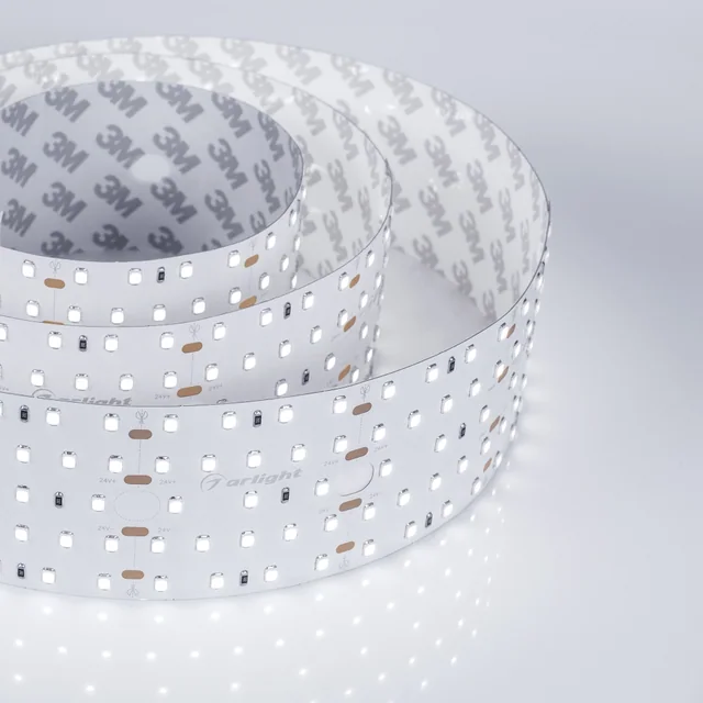 Лента S2-2500 24V White 5500K 52mm (2835, 420 LED/m, LUX) (Arlight, 30 Вт/м, IP20), артикул 021203