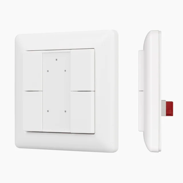 Панель Knob SR-KN9550K4-UP White (KNX, DIM) (Arlight, IP20 Пластик, 3 года), артикул 021369