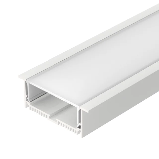 Профиль с экраном SL-LINIA88-F-2500 WHITE+OPAL (Arlight, Алюминий), артикул 021373