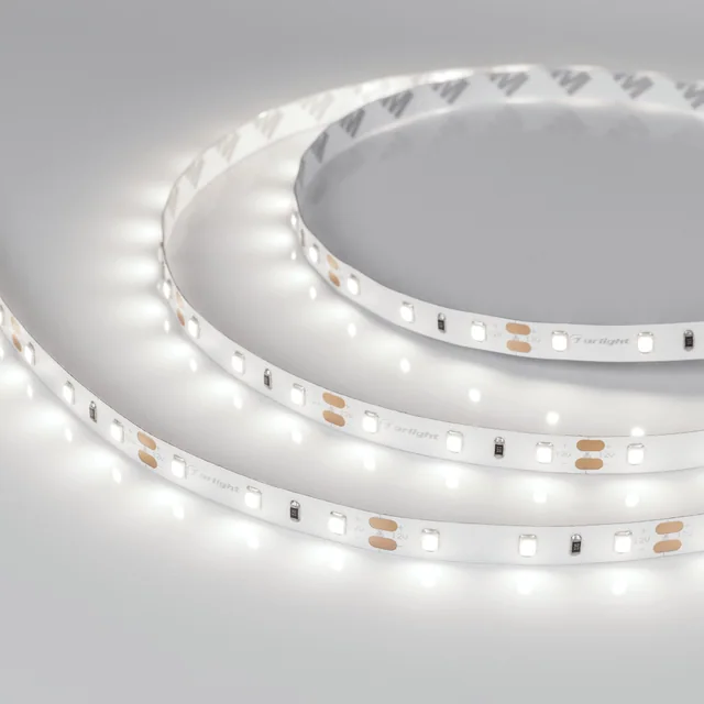 Лента RT-A60-8mm 12V Day5000 CRI98 (7.2 W/m, IP20, 2835, 5m) (Arlight, 7.2 Вт/м, IP20), артикул 021404(2)