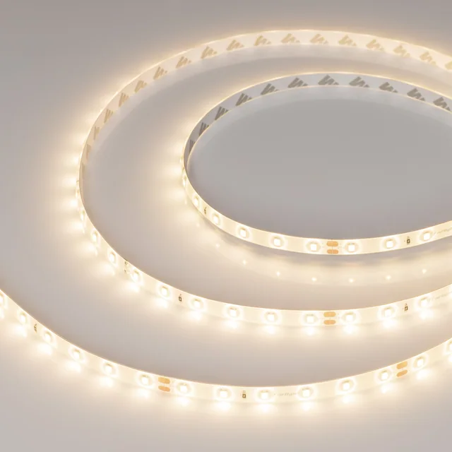 Лента герметичная RTW-SE-A60-8mm 24V Warm3000 (4.8 W/m, IP65, 2835, 5m) (Arlight, -), артикул 021556(2)