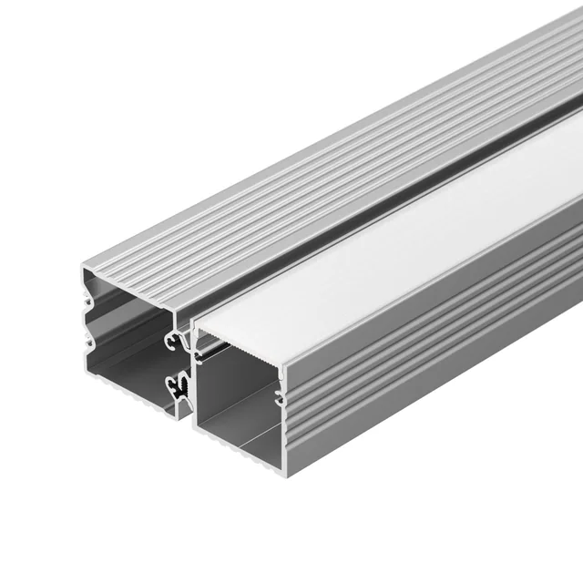 Профиль с экраном ALU-BASE-PW35S-2000 ANOD+FROST AG (Arlight, Алюминий), артикул 021947