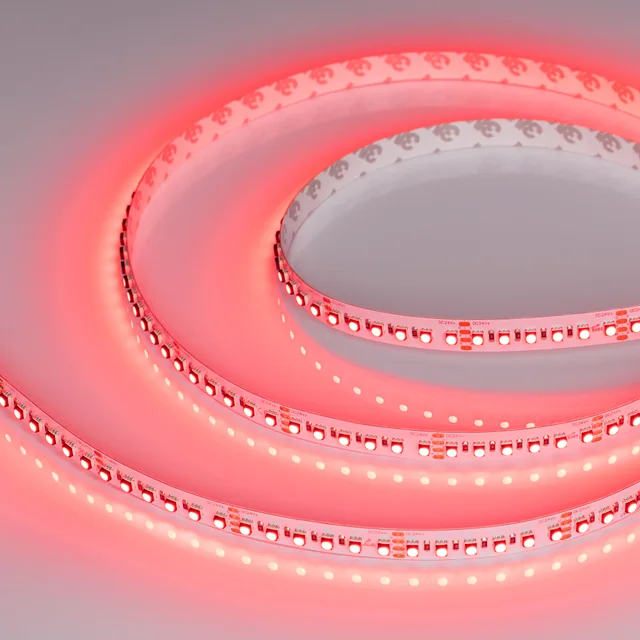 Лента MINI-F120-12mm 24V RGB (22.4 W/m, IP20, 3535, 5m) (Arlight, Открытый), артикул 022719(2)