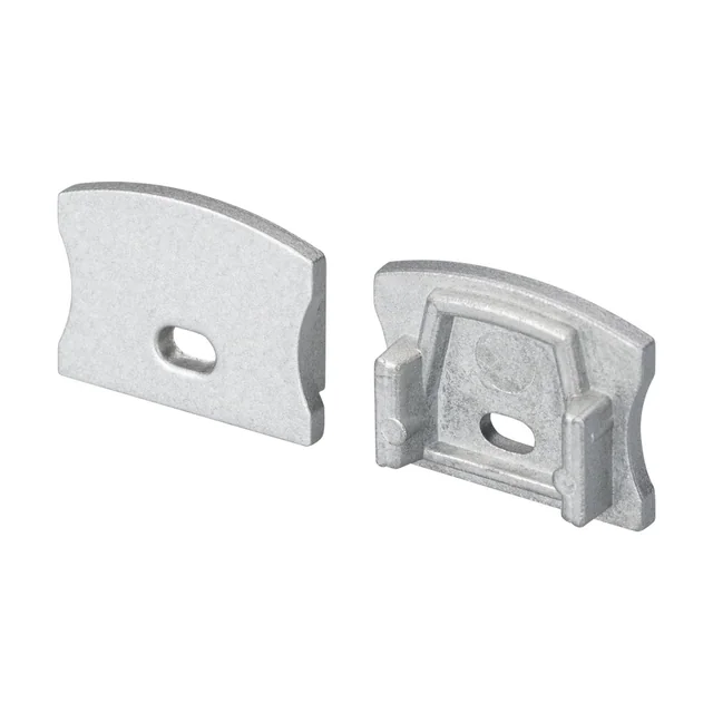 Заглушка для ALU-WIDE-H15 с отверстием (Arlight, Алюминий), артикул 023370