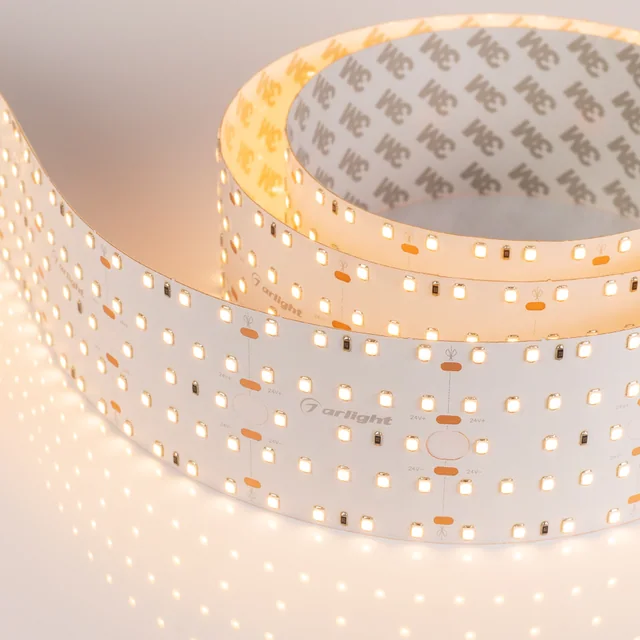 Лента S2-2500 24V Warm 2700K 59mm (2835, 420 LED/m, LUX) (Arlight, 30 Вт/м, IP20), артикул 023407