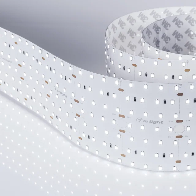 Лента S2-2500 24V White 6000K 85mm (2835, 560 LED/m, LUX) (Arlight, 40 Вт/м, IP20), артикул 023408