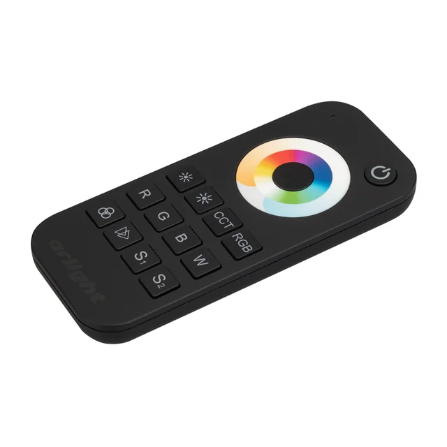 Пульт SMART-R21-MULTI Black (1 зона, 2.4G) (Arlight, IP20 Пластик, 5 лет), артикул 023472