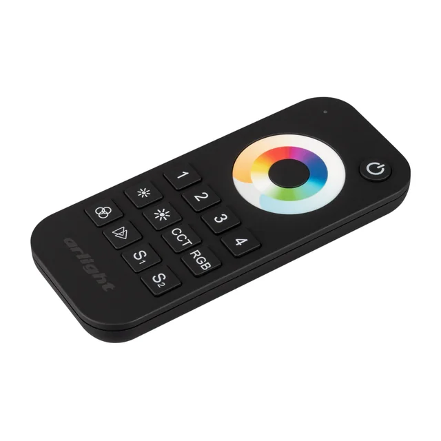 Пульт SMART-R22-MULTI Black (4 зоны, 2.4G) (Arlight, IP20 Пластик, 5 лет), артикул 023473