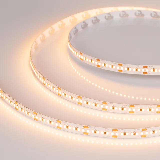 Лента MICROLED-M300-8mm 24V Warm3000 (8 W/m, IP20, 2216, 5m) (Arlight, Открытый), артикул 023559(2)