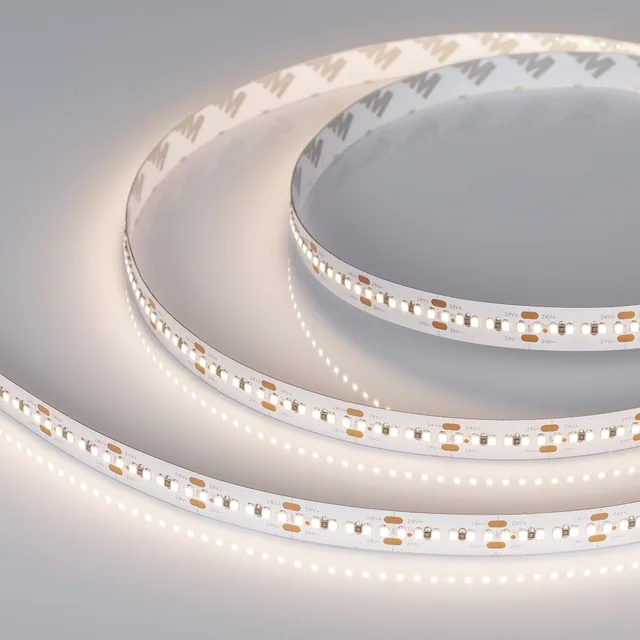 Лента MICROLED-M300-10mm 24V Day4000 (21.6 W/m, IP20, 2216, 5m) (Arlight, Открытый), артикул 023589(2)