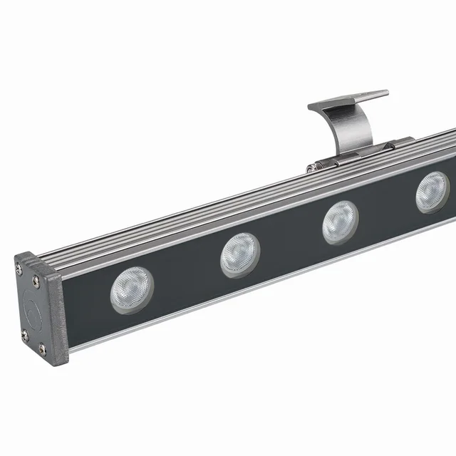 Светодиодный прожектор AR-LINE-1000S-18W-24V RGB (Grey, 30 deg, DMX512) (Arlight, Закрытый), артикул 023623