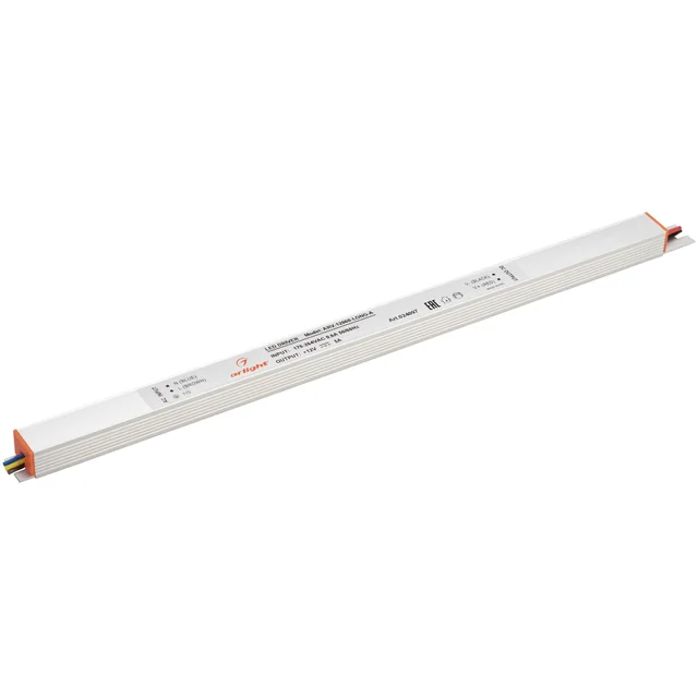 Блок питания ARV-12060-LONG-A (12V, 5A, 60W) (Arlight, IP20 Металл, 2 года), артикул 024097