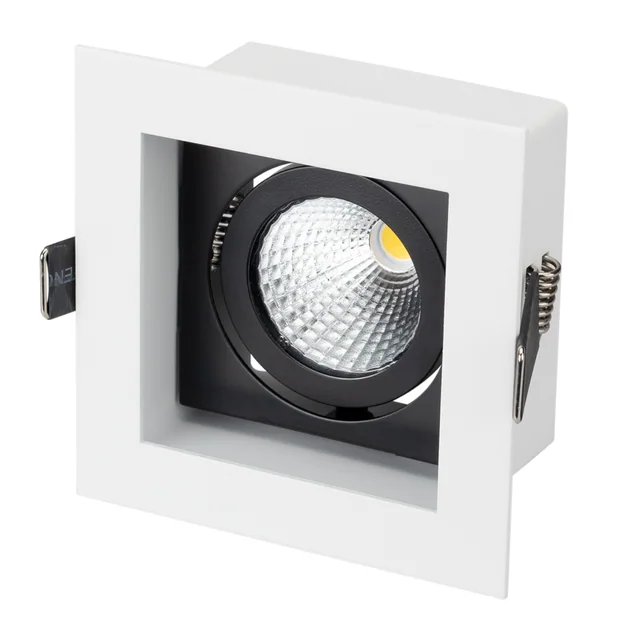 Светильник CL-KARDAN-S102x102-9W Warm (WH-BK, 38 deg) (Arlight, IP20 Металл, 3 года), артикул 024126